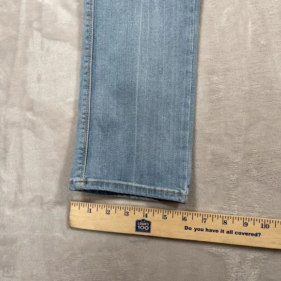 NEW 7 For All Mankind Women's	Jeans Kimmie Straight Leg Slim Illusion 29 Blue - Picture 7 of 9